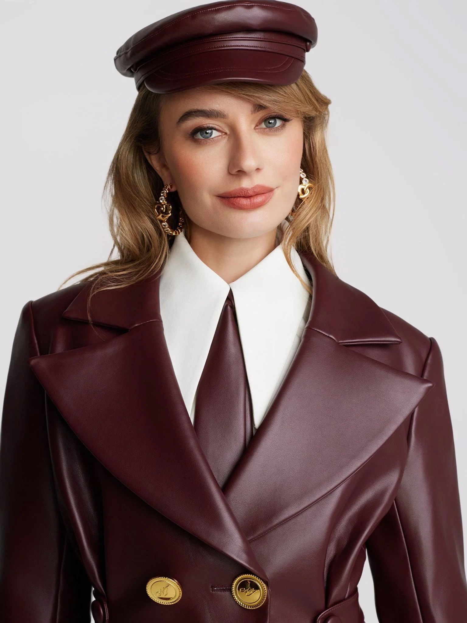 Mirabel Faux Leather Jacket (Brown) (Final Sale) - Image 9
