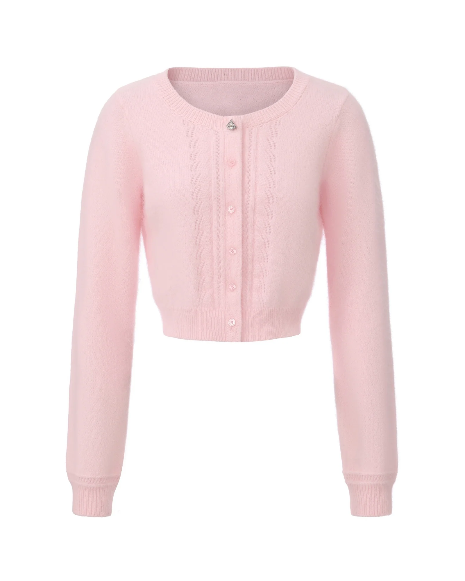 Mirabelle Knitted Cardigan (Pink) - Image 6