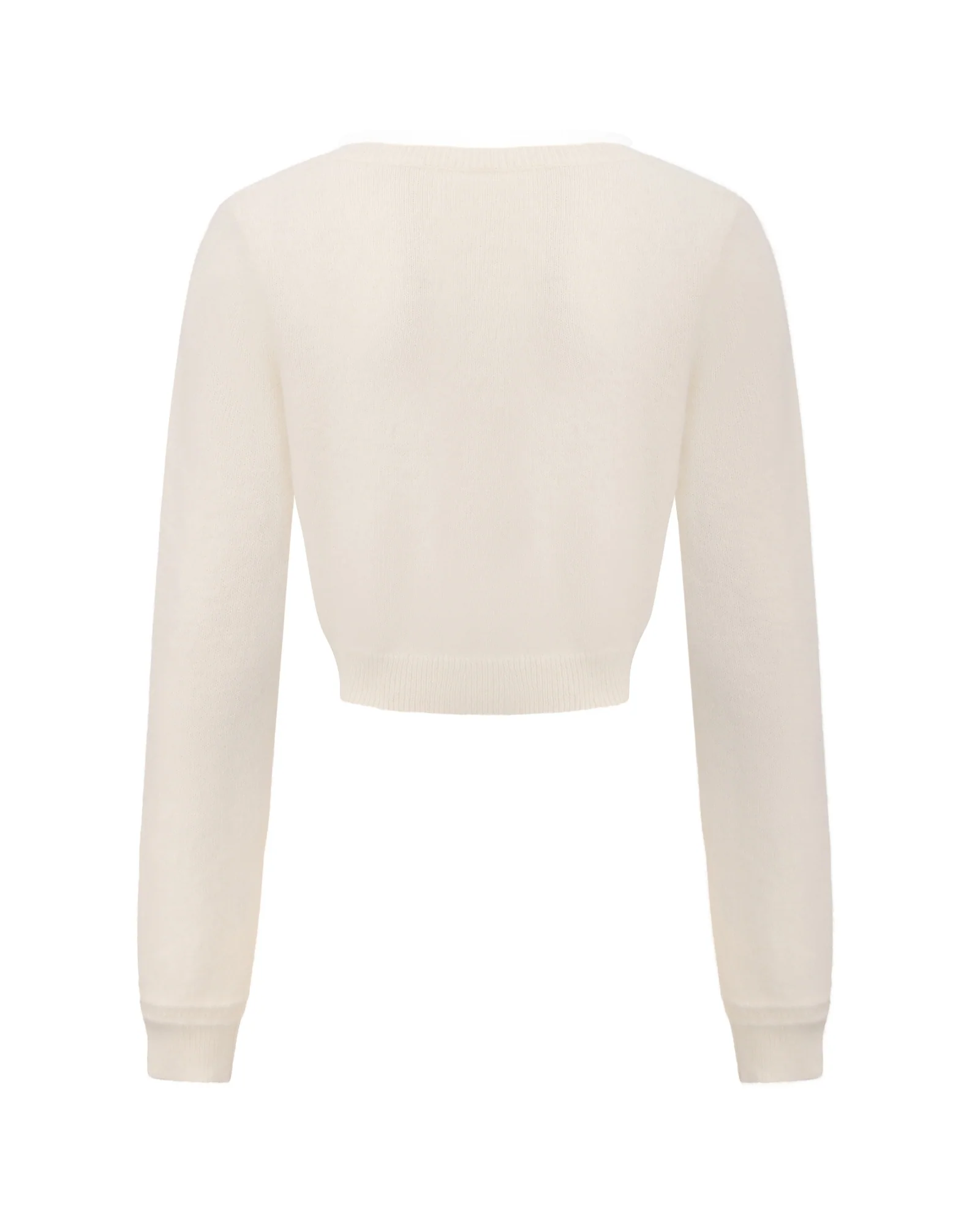 Mirabelle Knitted Cardigan (White) - Image 7