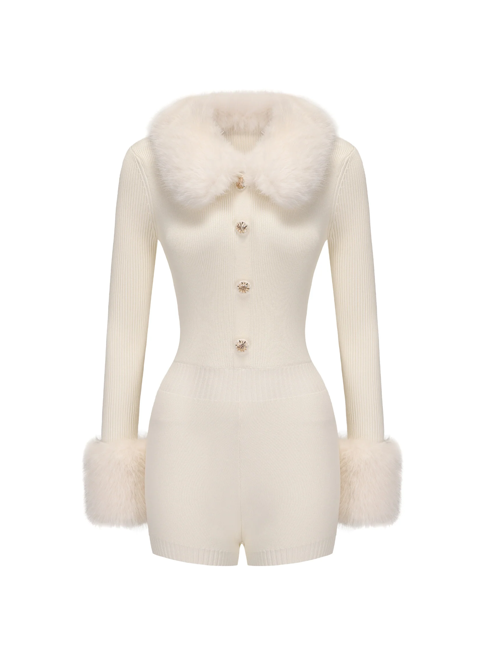Natalia Fur Jumpsuit - Image 9
