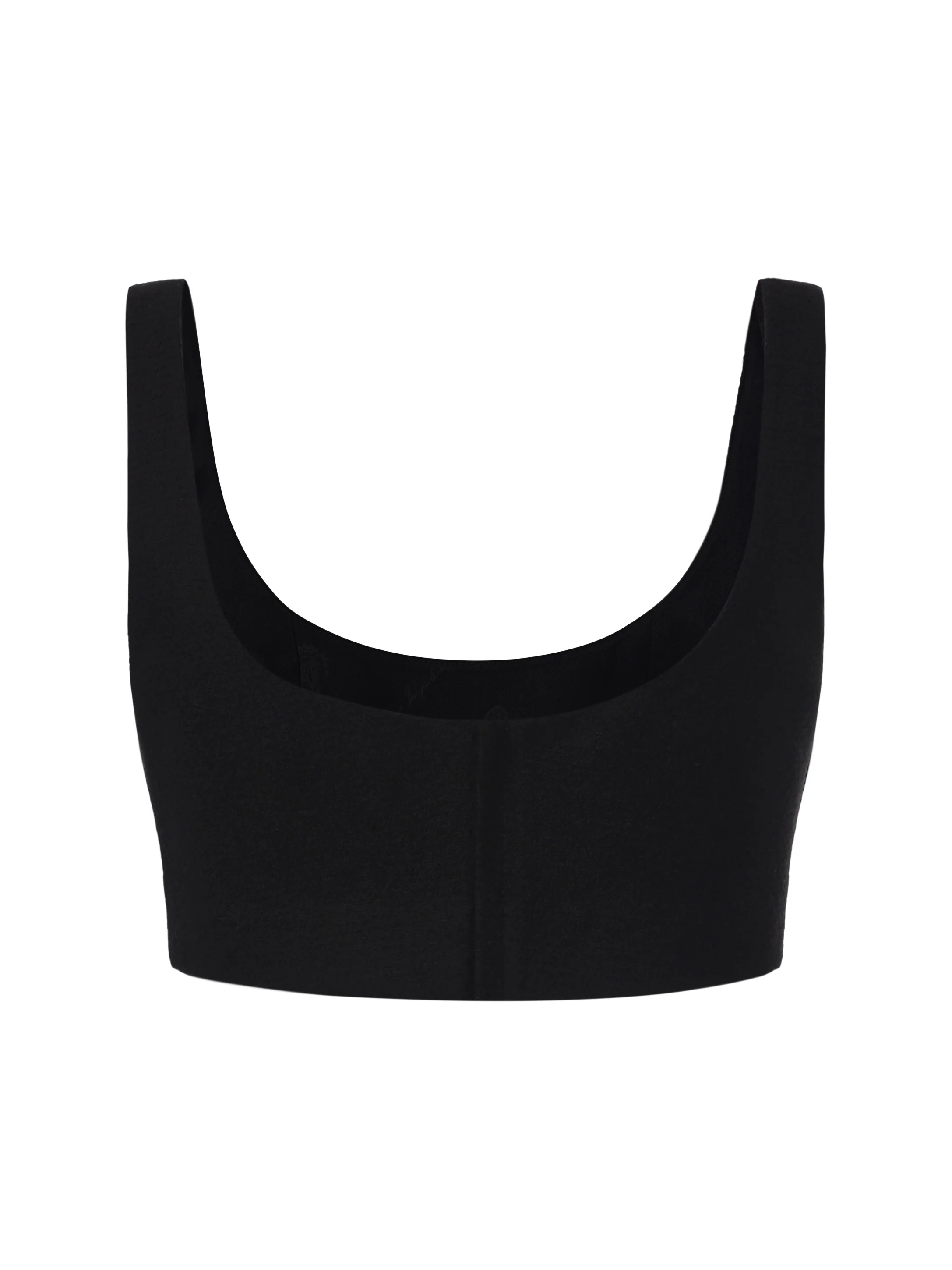 Natalia Tailored Cropped Black Top - Image 6