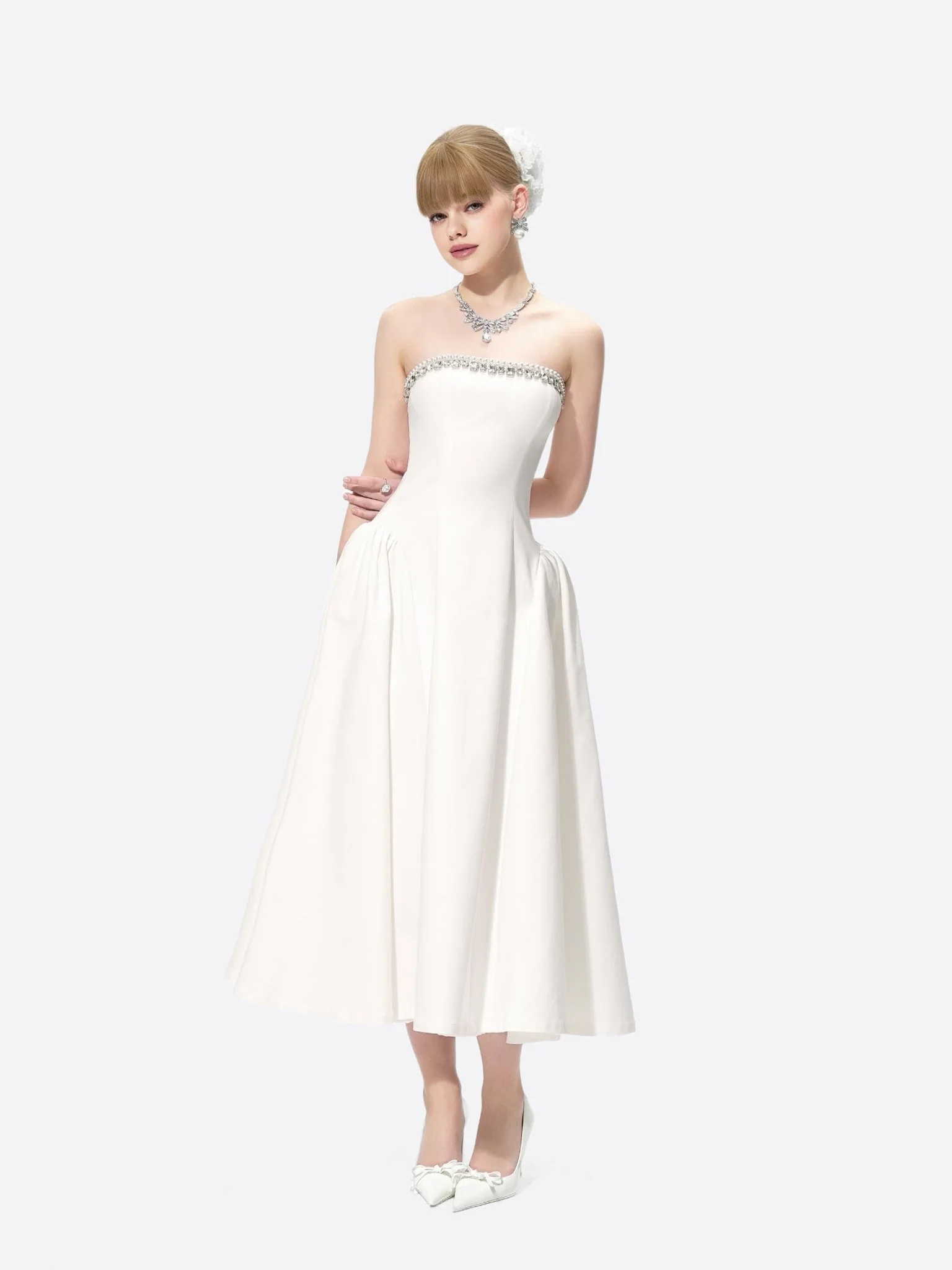 Nicolette Dress (White)