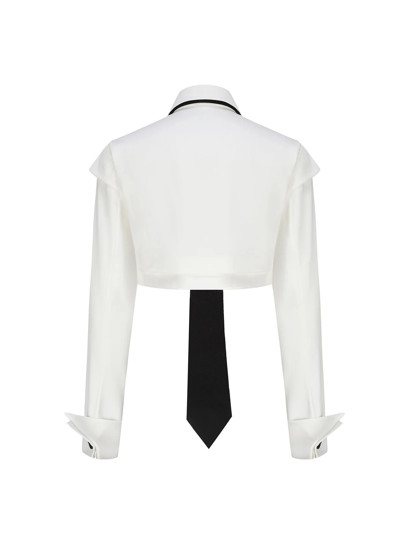Portia Top + Tie (White) (Final Sale) - Image 7