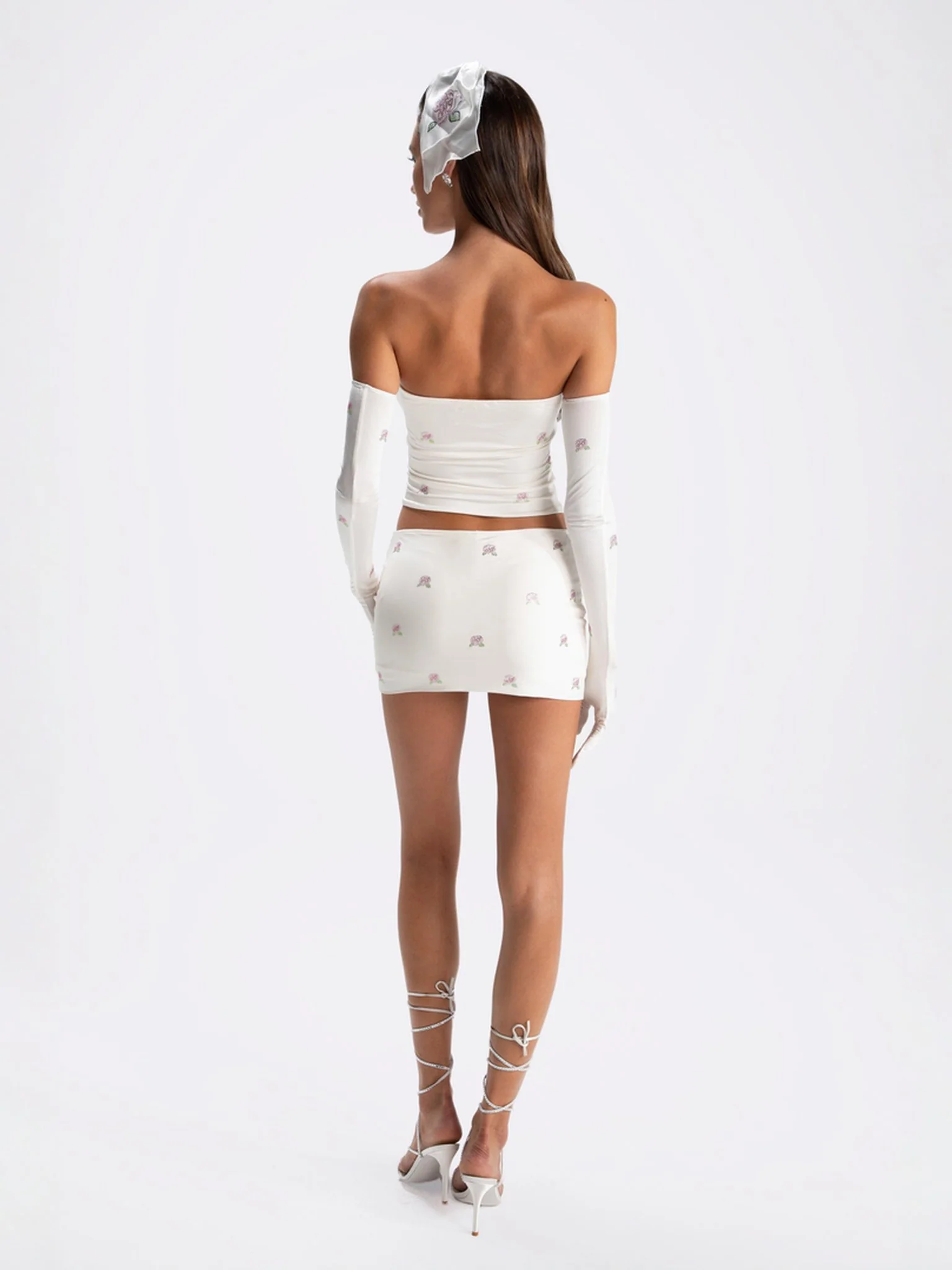 Rosana Embroidered Skirt (White) (Final Sale) - Image 6