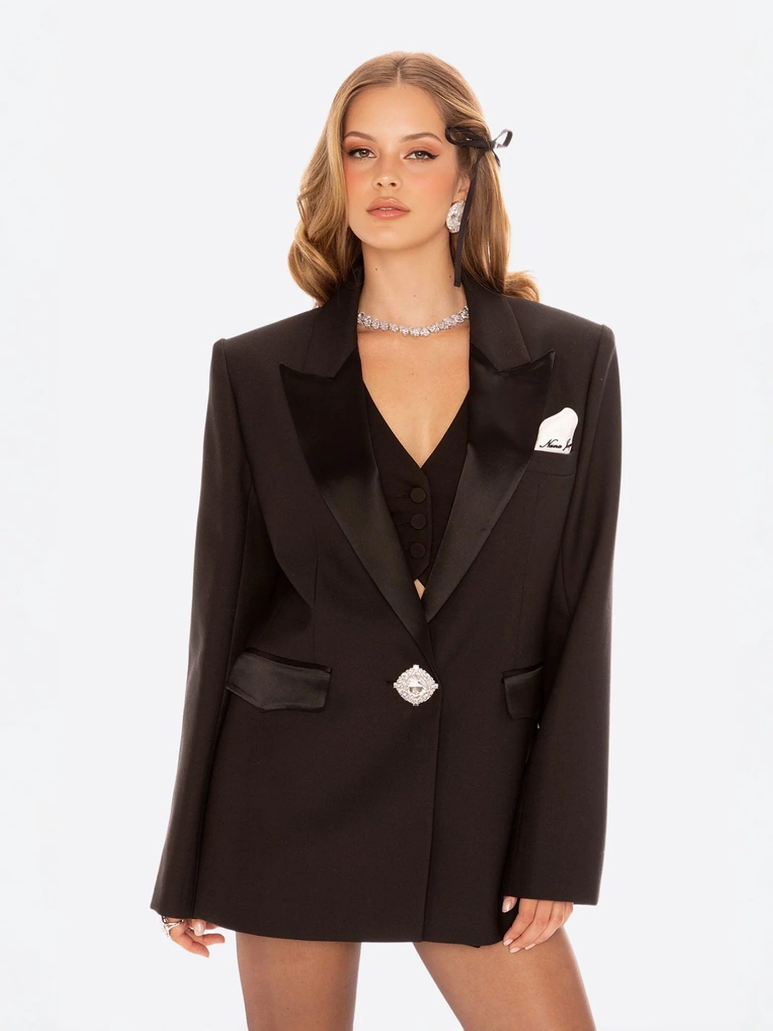 Sabine Blazer (Black) (Final Sale)