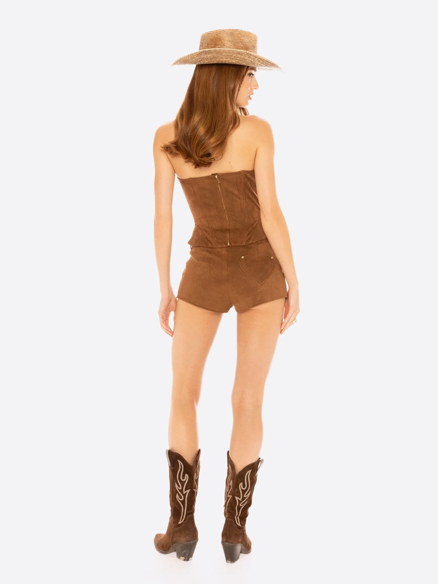 Sienna Suede Top (Brown) - Image 7