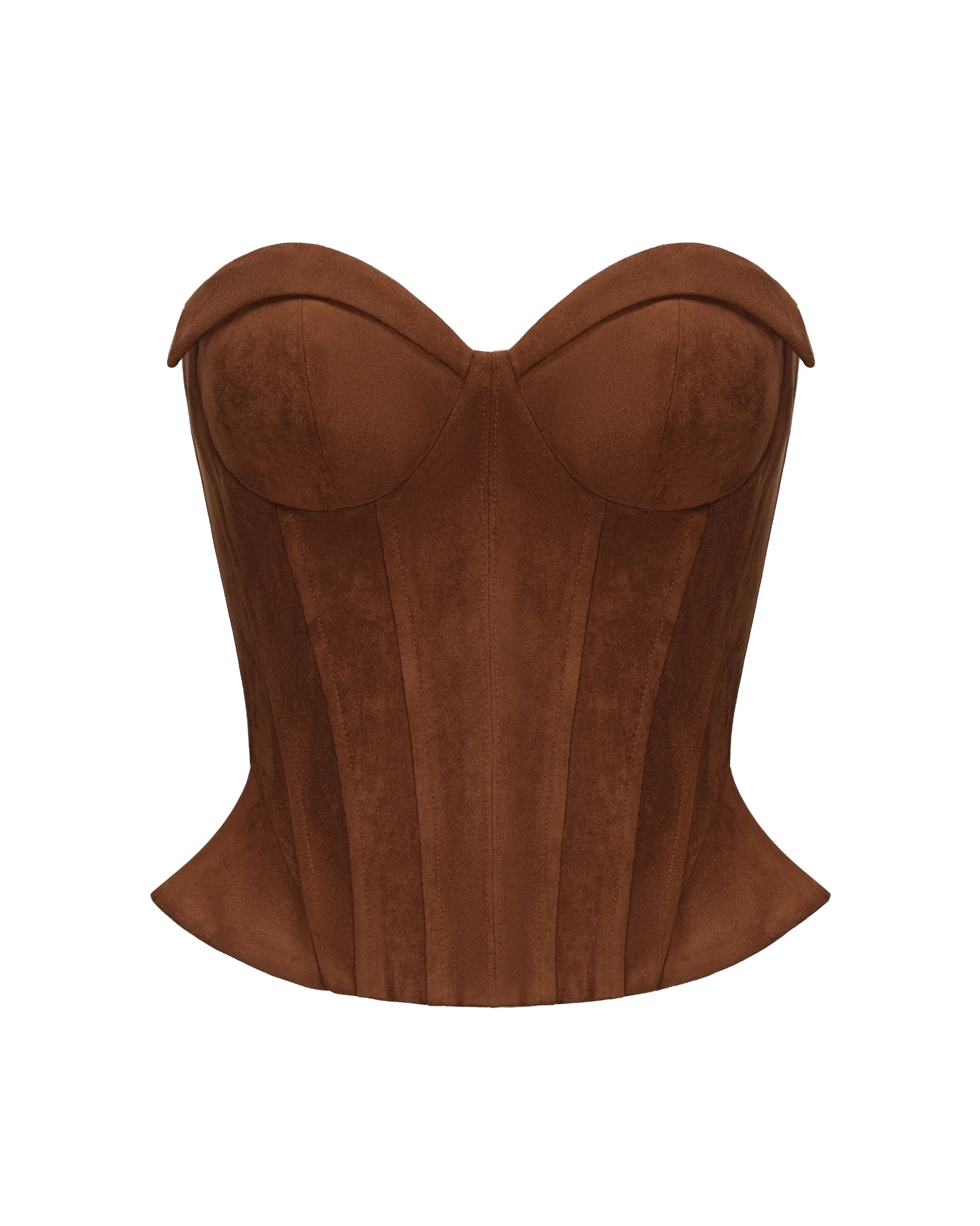 Sienna Suede Top (Brown) - Image 8