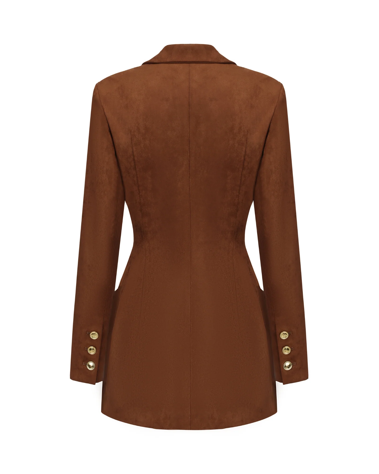 Sienne Suede Blazer (Brown) - Image 9