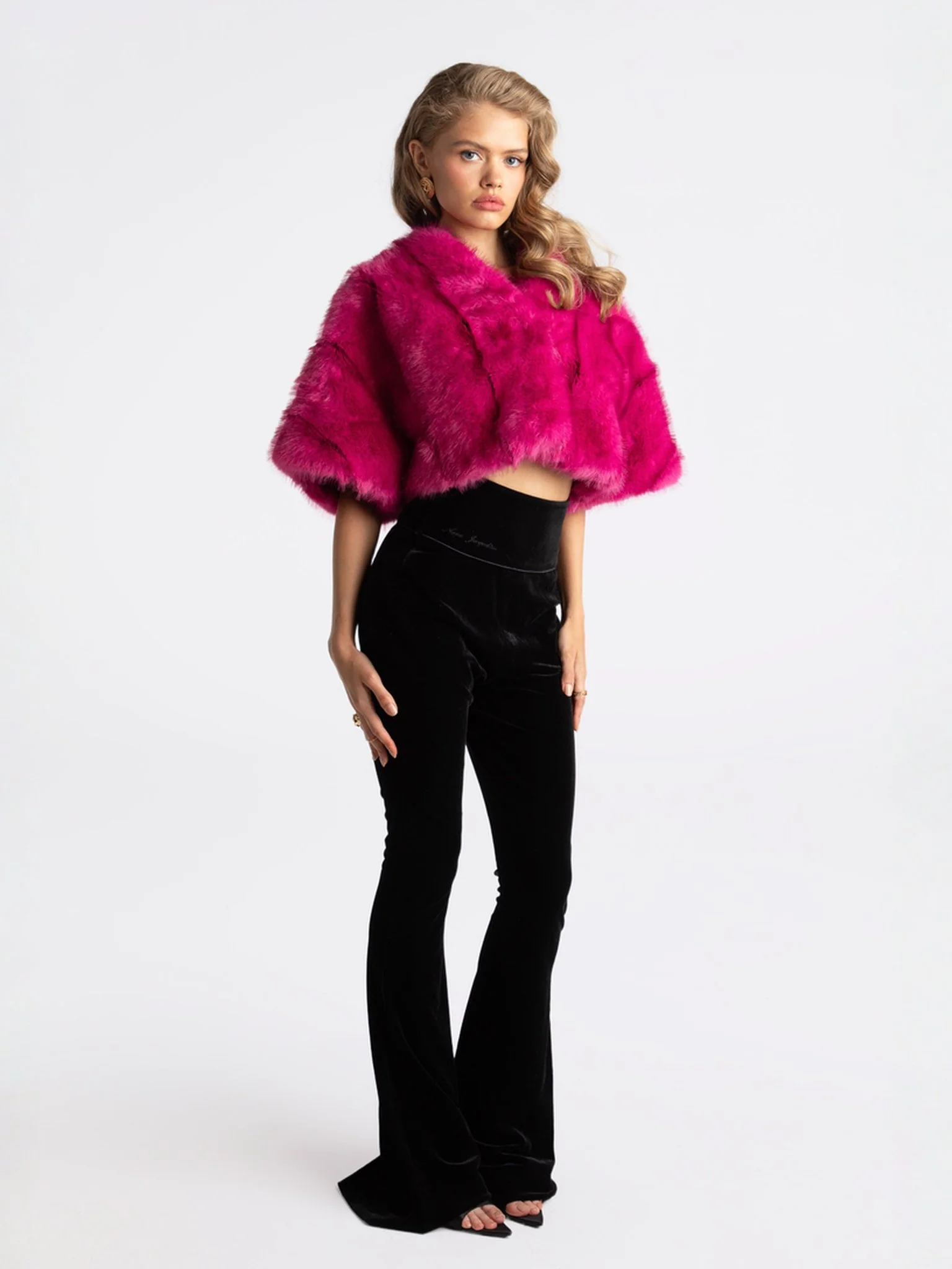 Sophia Fur Coat (Pink) (Final Sale) - Image 5