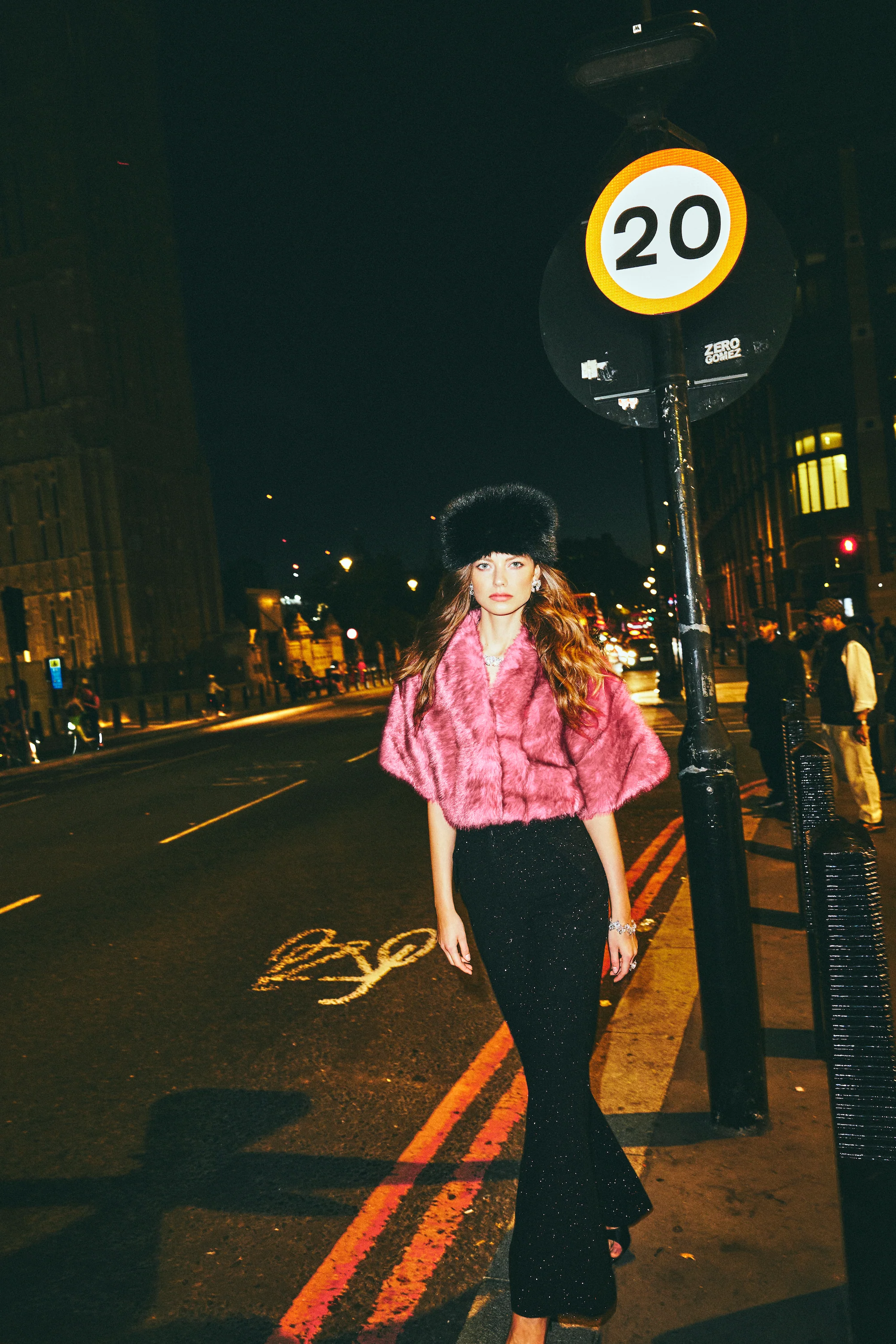 Sophia Fur Coat (Pink) (Final Sale) - Image 8