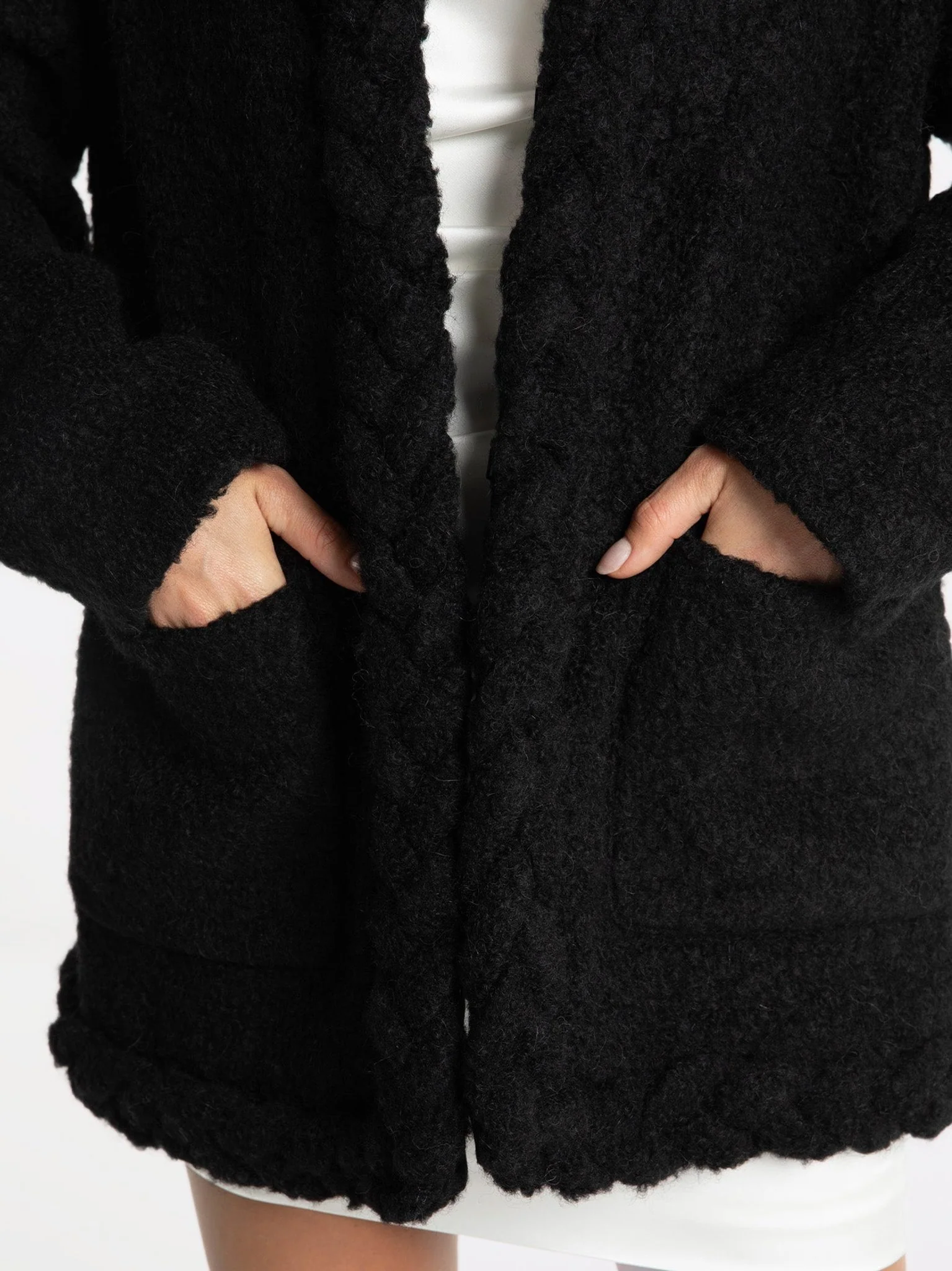 Talia Coat (Black) (Final Sale) - Image 3