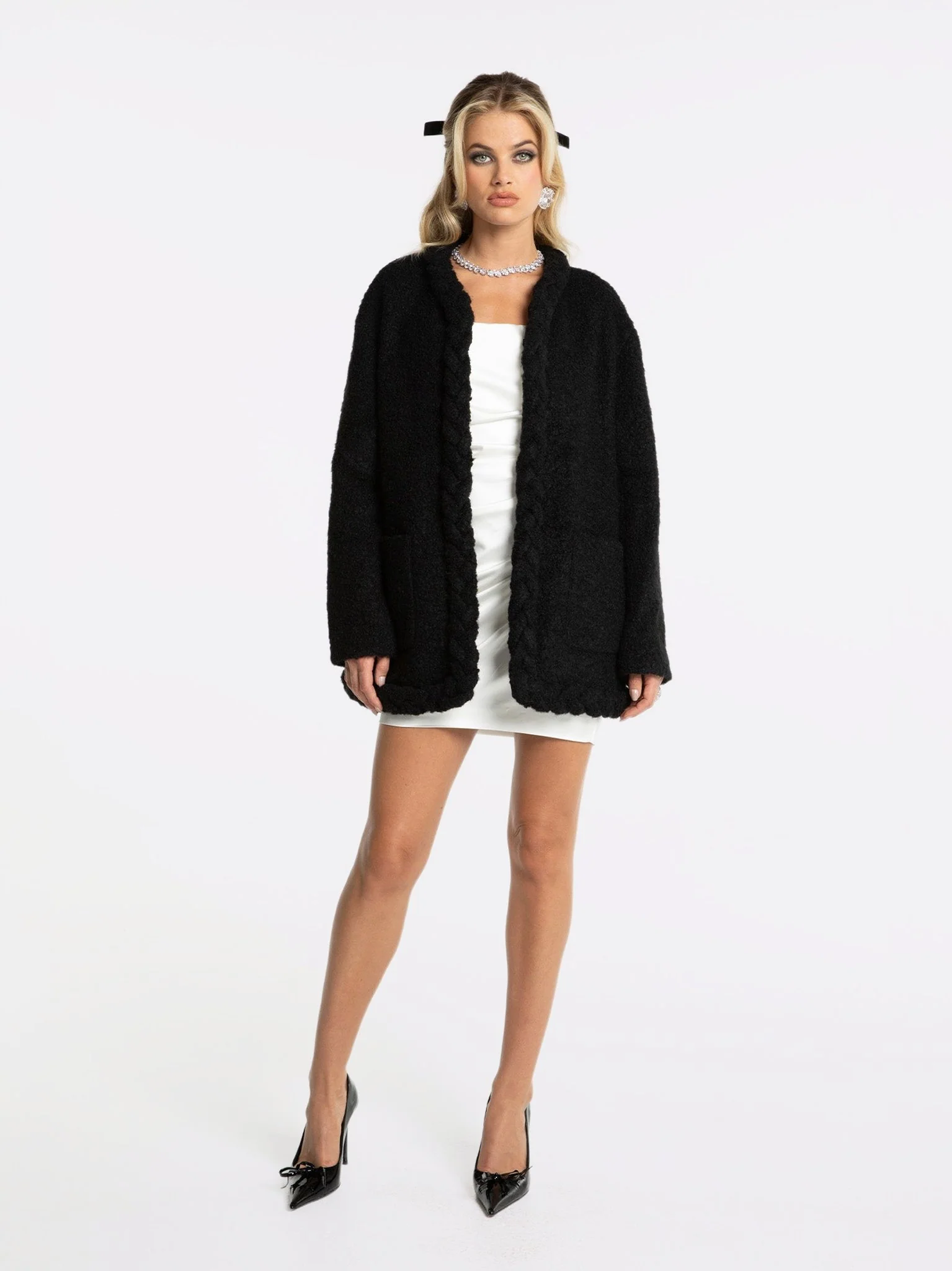 Talia Coat (Black) (Final Sale) - Image 4