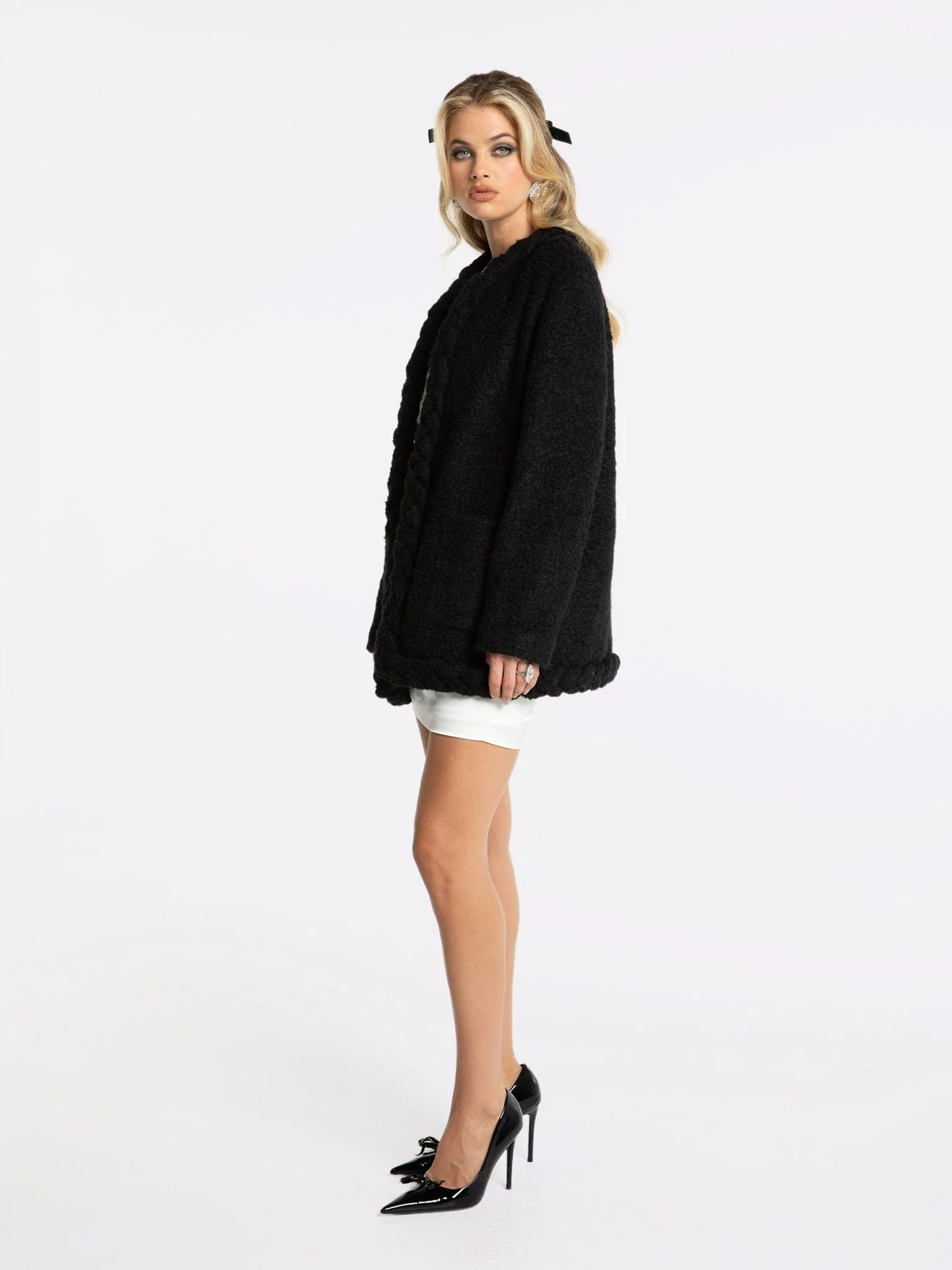 Talia Coat (Black) (Final Sale) - Image 5
