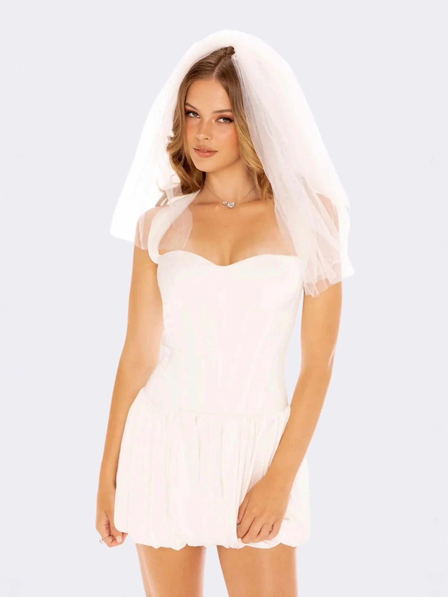 Wendy Dress (White) - Image 9