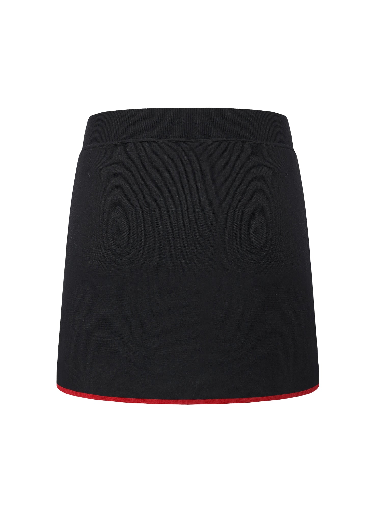 Wilhelmina Contrast A-Line Black skirt - Image 9