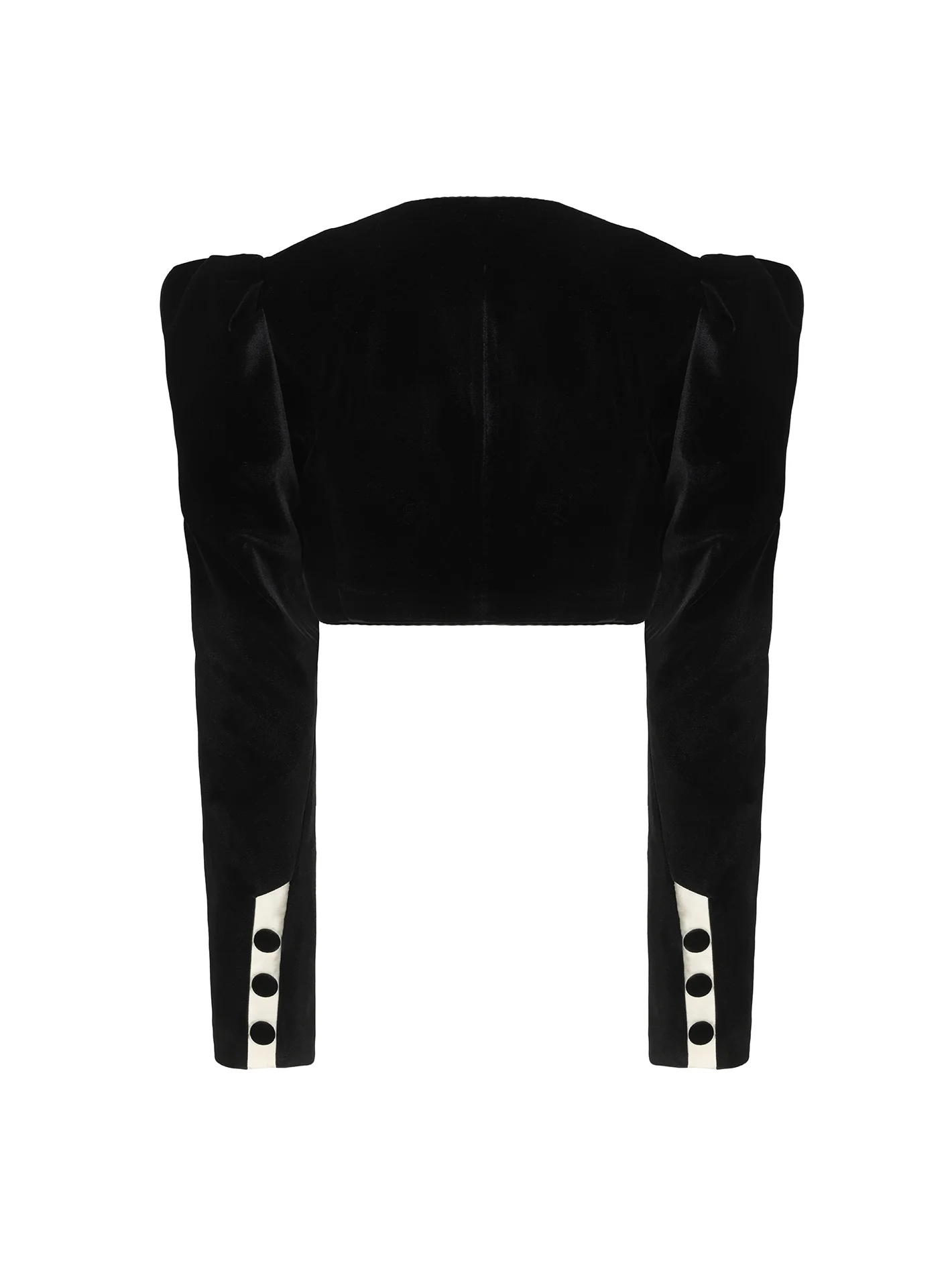 Wilma Velvet Jacket (Black) (Final Sale) - Image 7